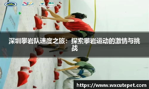 深圳攀岩队速度之旅：探索攀岩运动的激情与挑战
